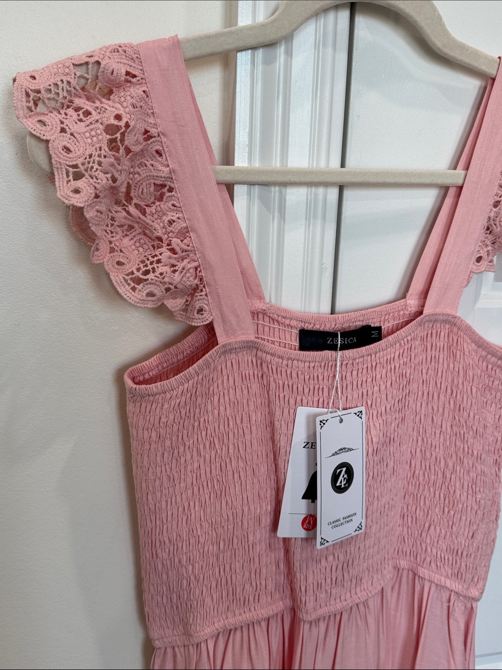 NEW Zesica Pink Maxi Dress Women’s Summer Outfit, size Medium - Picture 10 of 10